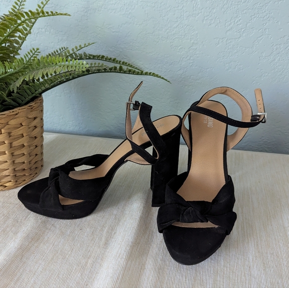 NWT Mossimo Black Women's Platform Heels - Picture 1 of 3